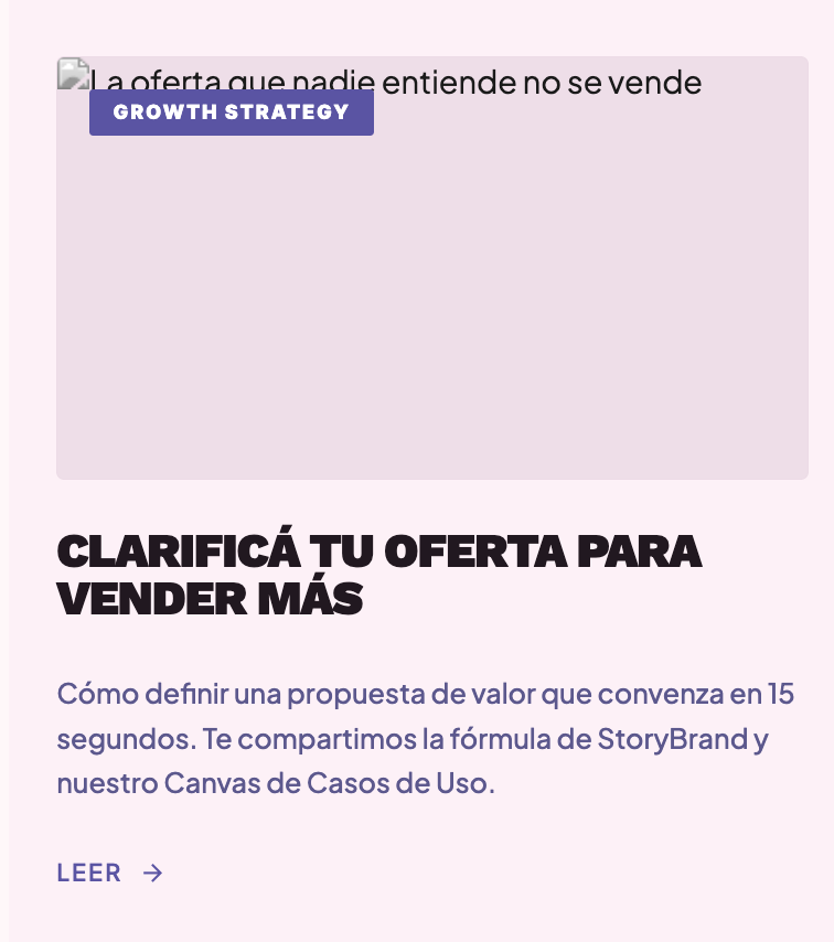 La oferta que nadie entiende no se vende