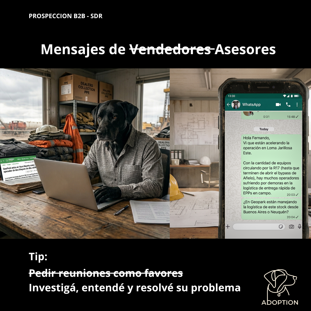 Industrial Sales: The difference between asking favors and advising on a problem